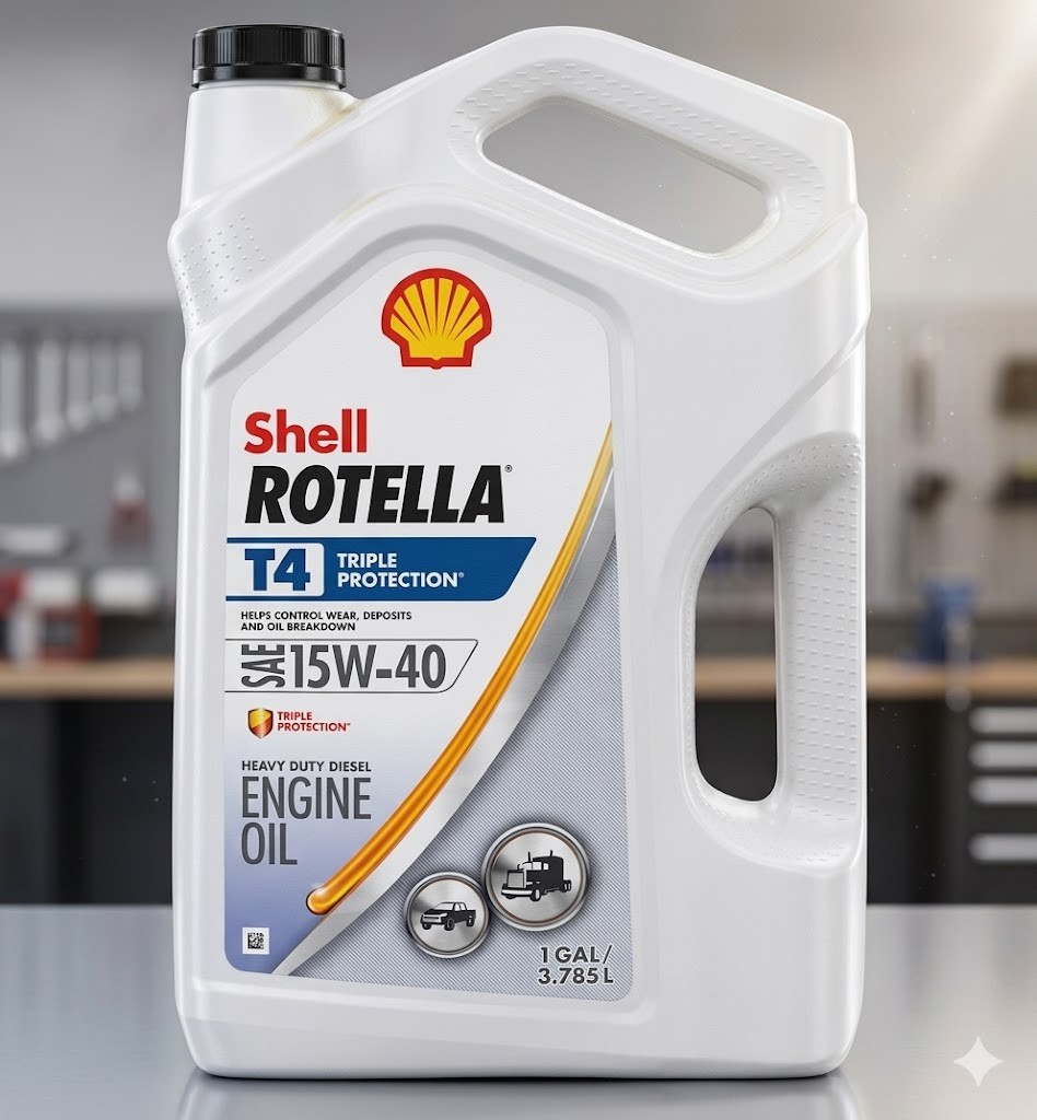 Shell ROTELLA T4 Triple Protection 15W-40 6*1 QT CASE